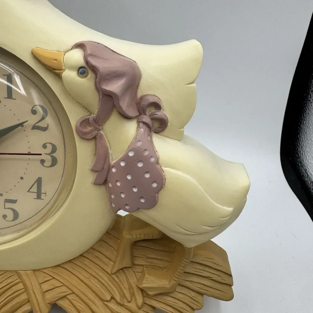 Vtg Burwood Mother Goose Wall Clock